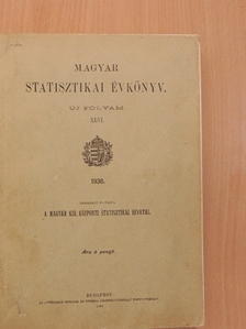 Magyar Statisztikai Évkönyv 1938. [antikvár]