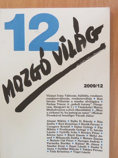 Almási Miklós - Mozgó Világ 2009. december [antikvár]