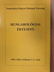 Hungarológiai Értesítő 1994/1-2. [antikvár]