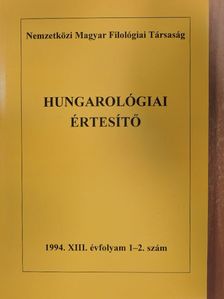 Hungarológiai Értesítő 1994/1-2. [antikvár]