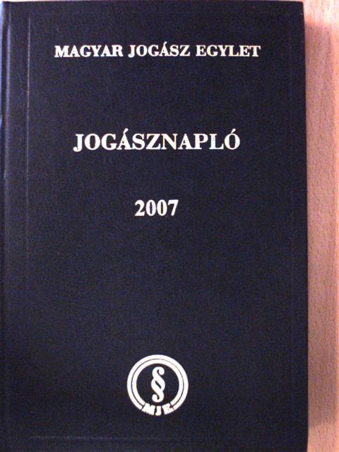 Jogásznapló 2007 [antikvár]