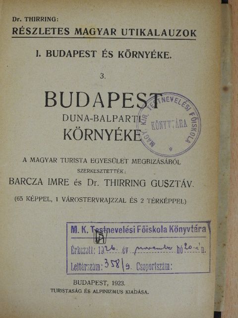 Budapest Duna-balparti környéke [antikvár]