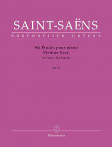 SAINT -SAENS - SIX ÉTUDES PUR PIANO. PREMIER LIVRE OP.52