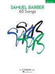 BARBER, SAMUEL - 65 SONGS FOR HIGH VOICE AND PIANO