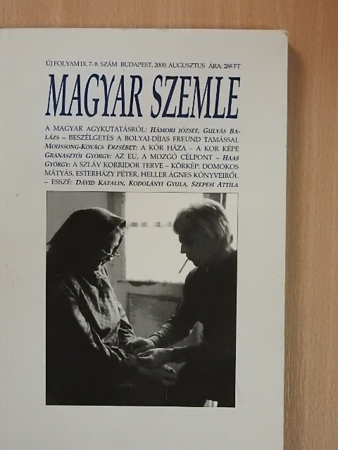 Magyar Szemle 2000. augusztus [antikvár]