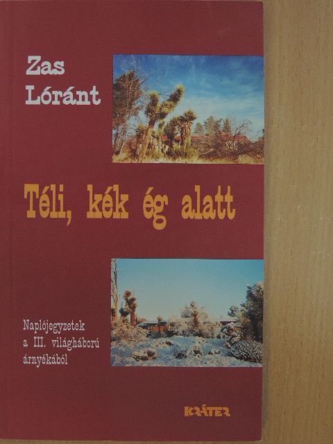 Zas Lóránt - Téli, kék ég alatt [antikvár]