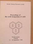 H. Kontio - Proceedings of the sixth Symposium of AER [antikvár]