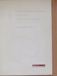 Dr. Aáry-Tamás Lajos - Az oktatási jogok biztosának beszámolója 2000. évi tevékenységéről [antikvár]