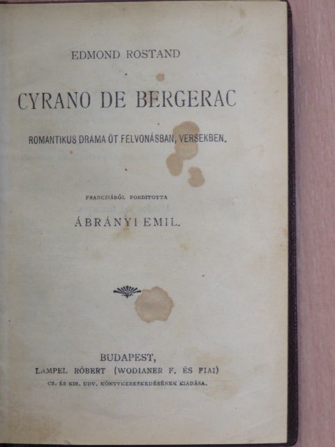 Edmond Rostand - Cyrano de Bergerac [antikvár]