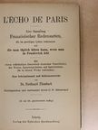 Dr. Ferdinand Fliessbach - L'écho de Paris [antikvár]