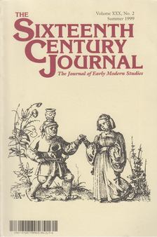 The Sixteenth Century Journal 1999. Vol. XXX, No. 2 [antikvár]
