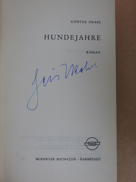 Günter Grass - Hundejahre [antikvár]