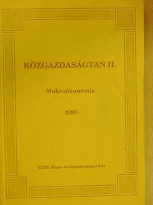 Foltyn Ferenc - Közgazdaságtan II. [antikvár]