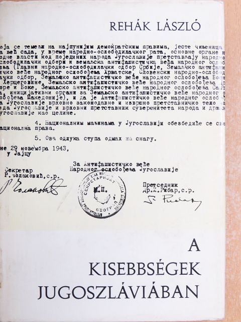 Rehák László - A kisebbségek Jugoszláviában [antikvár]