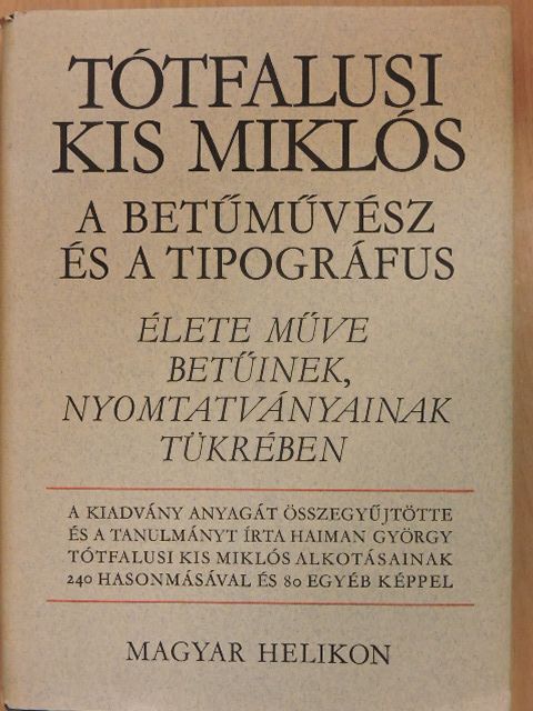 Haiman György - Tótfalusi Kis Miklós [antikvár]