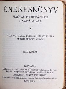 Énekeskönyv [antikvár]