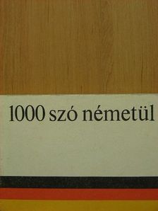 Barczán Endre - 1000 szó németül [antikvár]