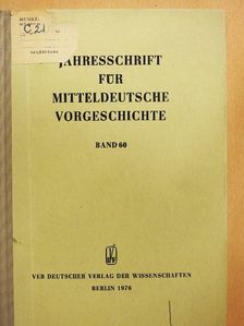 Franc Leben - Jahresschrift für Mitteldeutsche Vorgeschichte Band 60 [antikvár]