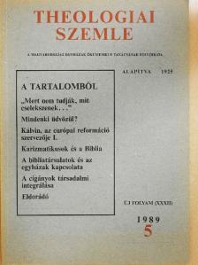 Dankó Imre - Theologiai Szemle 1989/5. [antikvár]