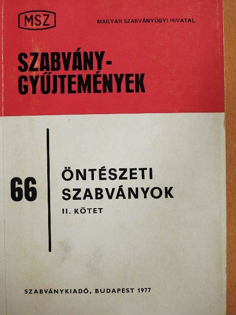 Öntészeti szabványok II. (töredék) [antikvár]