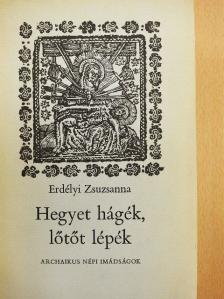 Erdélyi Zsuzsanna - Hegyet hágék, lőtőt lépék [antikvár]