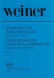 WEINER, LEO - 20 KÖNNYŰ KIS ZONGORADARAB OP.27