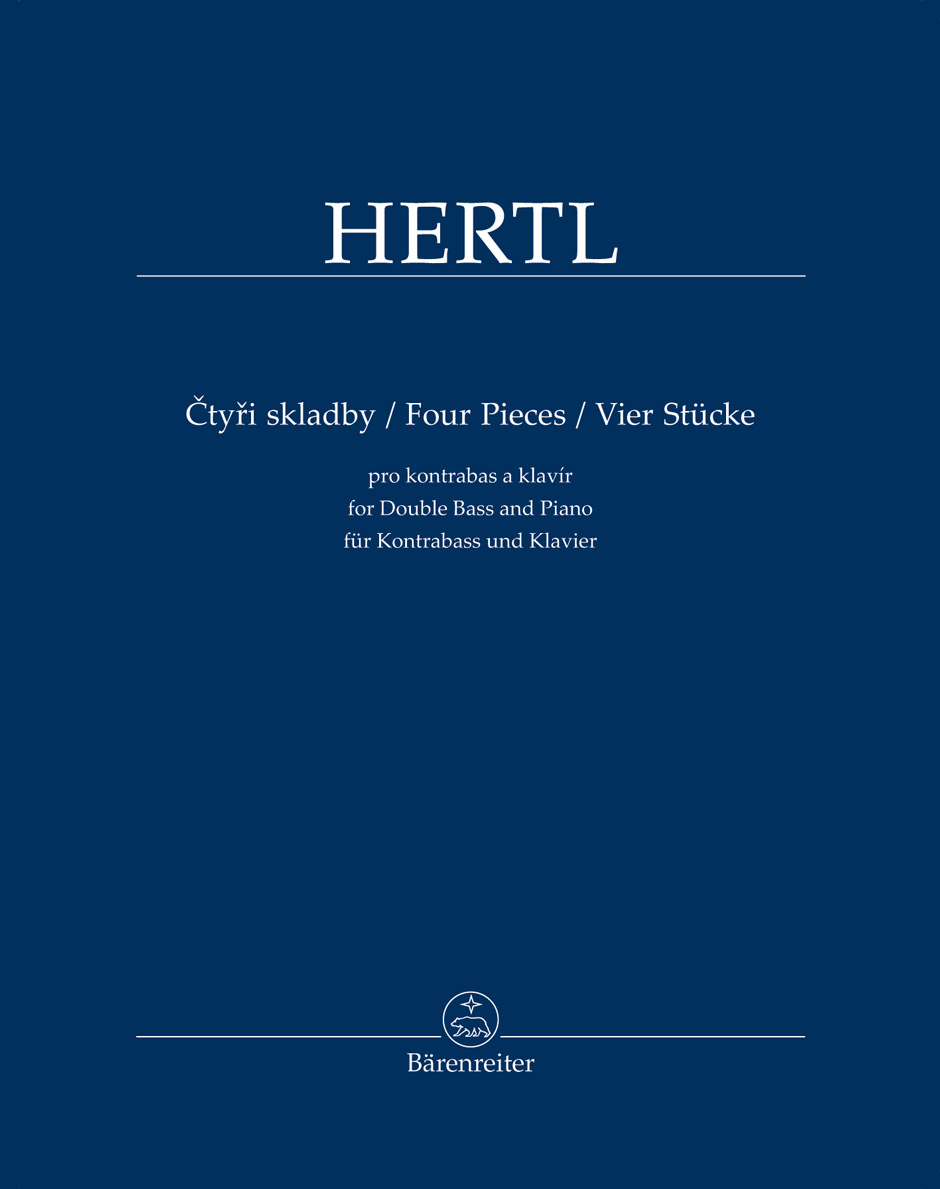 HERTL, FRANTISEK - FOUR PIECES FOR DOUBLE BASS AND PIANO