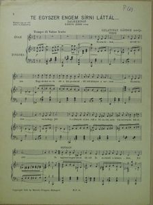 Rákcsi János - Te egyszer engem sírni láttál... [antikvár]