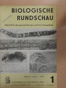 Alfred Barth - Biologische Rundschau [antikvár]