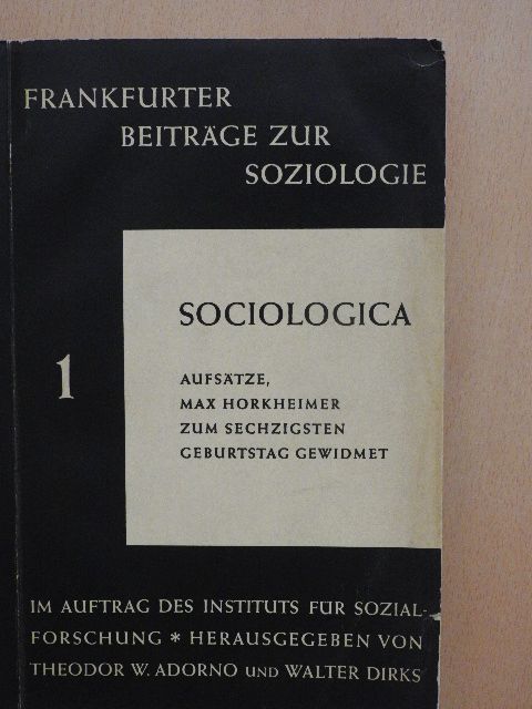 Arnold Hauser - Sociologica [antikvár]