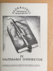 Molnárfi Sándor - Gazdasági ismeretek IV. [antikvár]