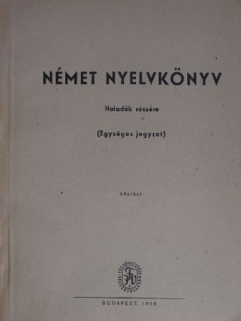 Dr. Szirmai Gina - Német nyelvkönyv [antikvár]