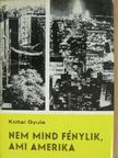 Koltai Gyula - Nem mind fénylik, ami Amerika [antikvár]