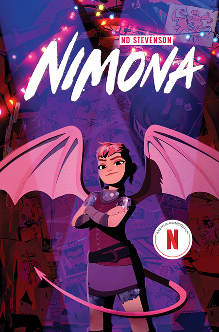 Noelle Stevenson - Nimona - Filmes borítóval