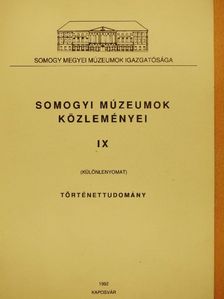 Knézy Judit - Somogyi múzeumok közleményei 1992 [antikvár]