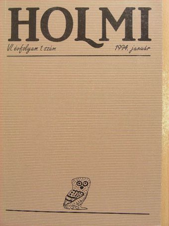 Baka István - Holmi 1994. január [antikvár]