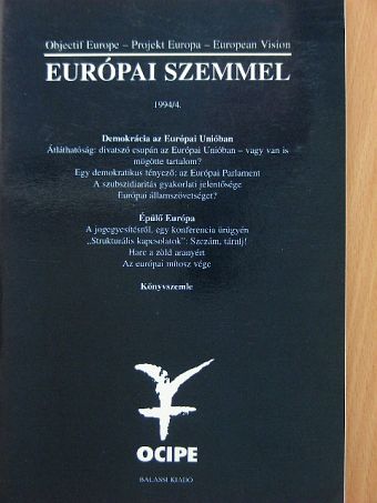 Chantal Delsol - Európai szemmel 1994/4. [antikvár]