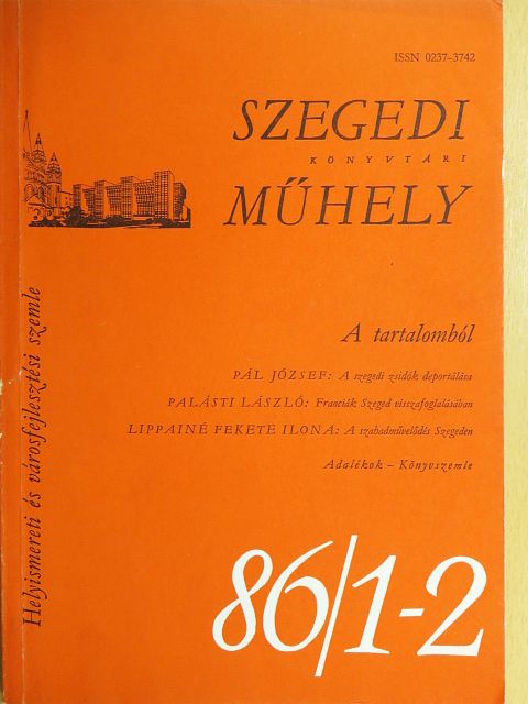 Apró Ferenc - Szegedi könyvtári műhely 1986/1-2. [antikvár]
