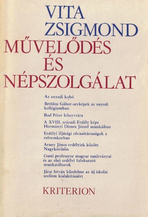 Vita Zsigmond - Művelődés és népszolgálat [antikvár]