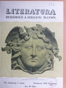 Benedek Marcell - Literatura 1929. januárius-december [antikvár]