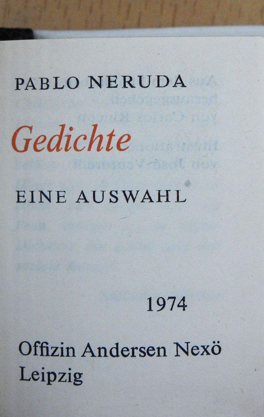 Pablo Neruda - Gedichte (minikönyv) [antikvár]