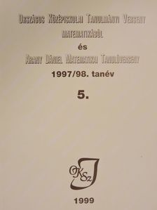 Bartha Gábor - Országos Középiskolai Tanulmányi Verseny matematikából és Arany Dániel Matematikai Tanulóverseny 1997/98. tanév [antikvár]
