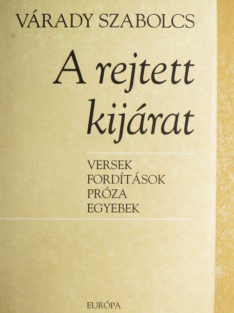 Alastair Reid - A rejtett kijárat [antikvár]