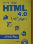 Péter Gábor - HTML 4.0 - CD-vel [antikvár]