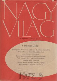 KARDOS LÁSZLÓ - Nagyvilág 1972/5. [antikvár]