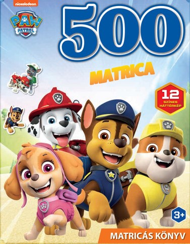 500 MATRICA - MATRICÁS KÖNYV (PAW PATROL)