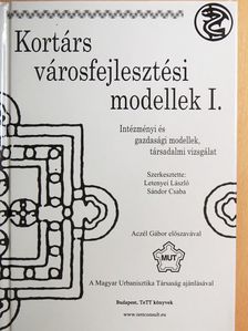 Aczél Gábor - Kortárs városfejlesztési modellek I. [antikvár]