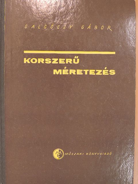 Emánuel László - Korszerű méretezés [antikvár]