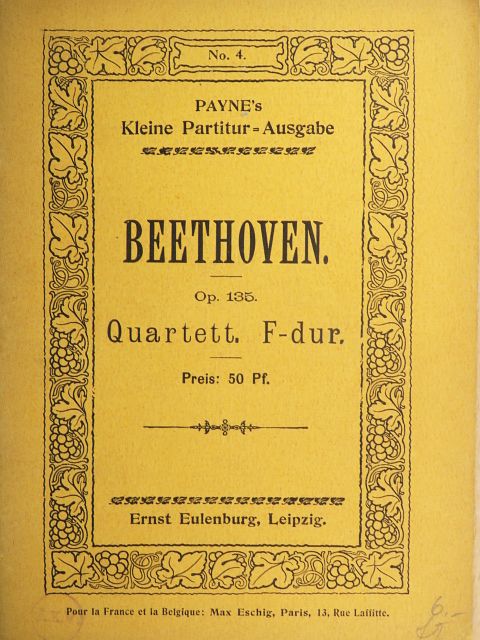 Beethoven - Quartett No. 17. F-dur [antikvár]