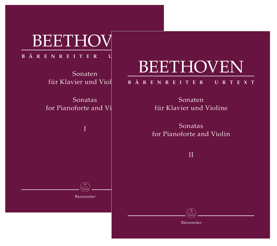 BEETHOVEN - SONATEN FÜR KLAVIER UND VIOLINE I-II. CPLT